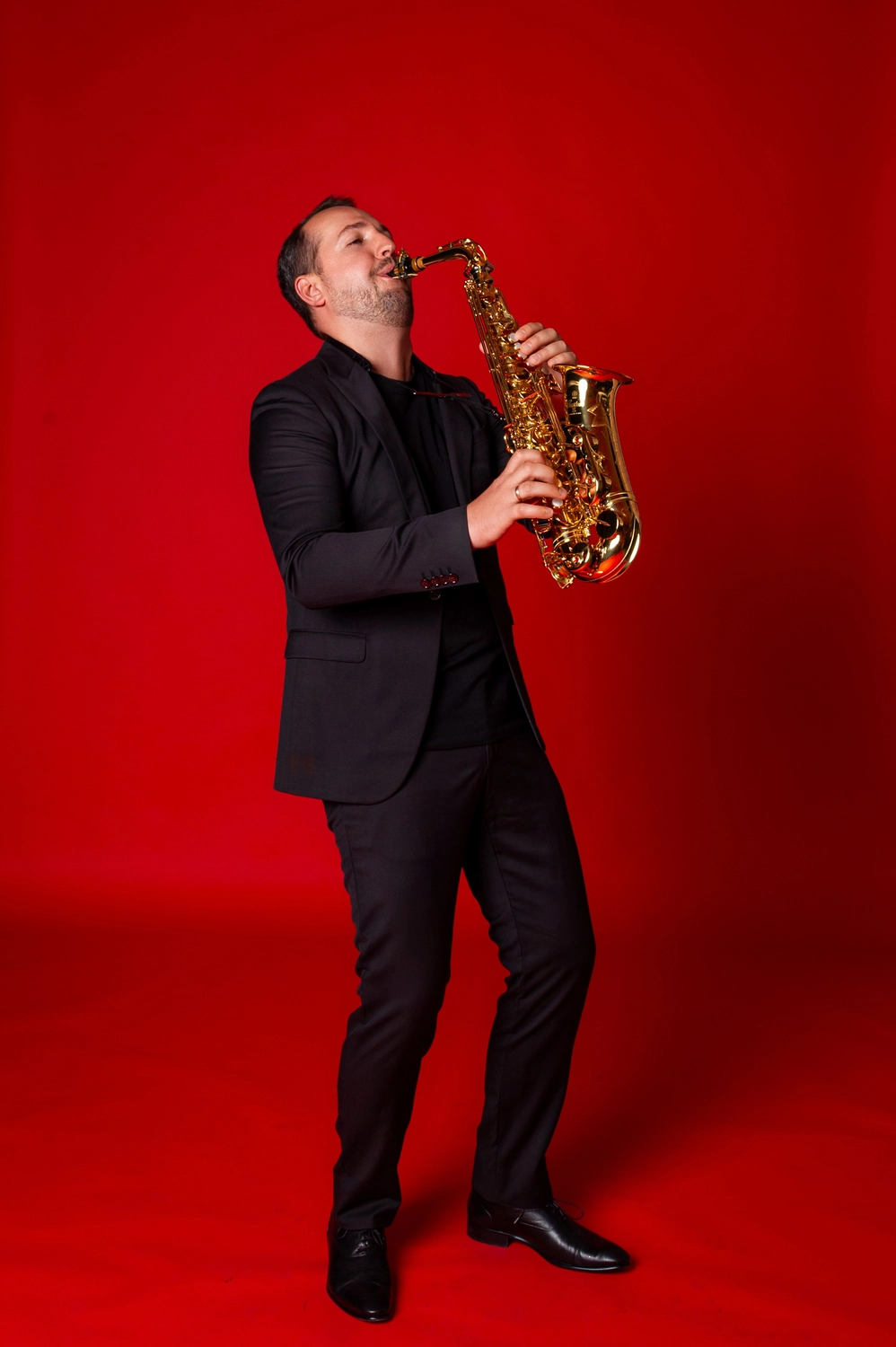 Jan – Saxophonist der Like a Lady Band aus München